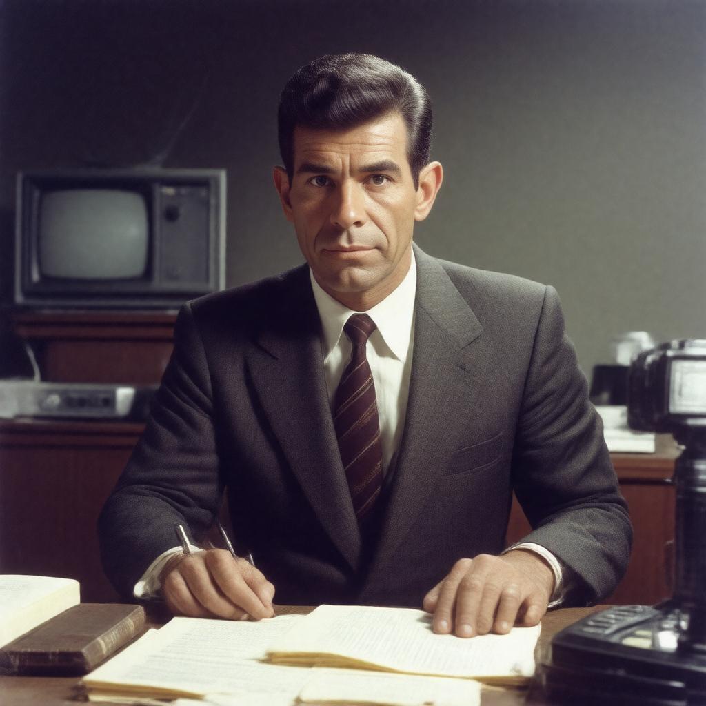 AI-created image of Rod Serling