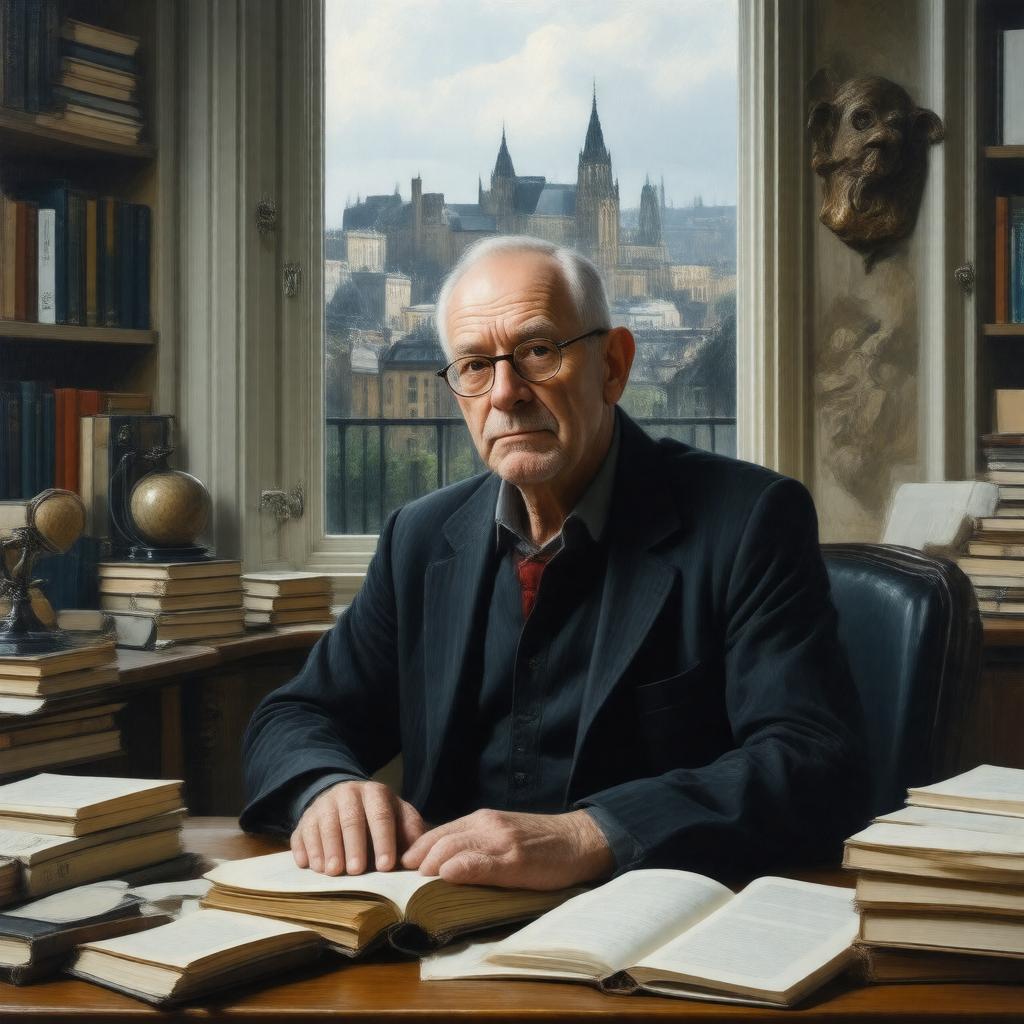 AI-created image of Roddy Doyle