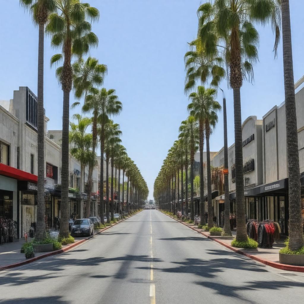 AI-created image of Rodeo Drive