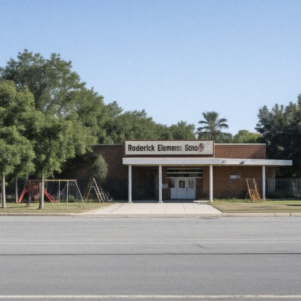 AI-created image of Roderick Elementary School