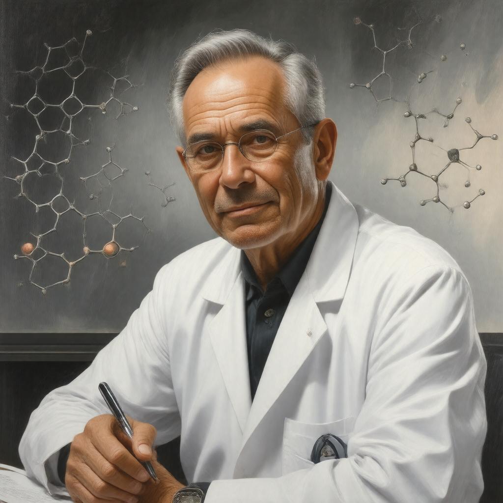 AI-created image of Roger D. Kornberg