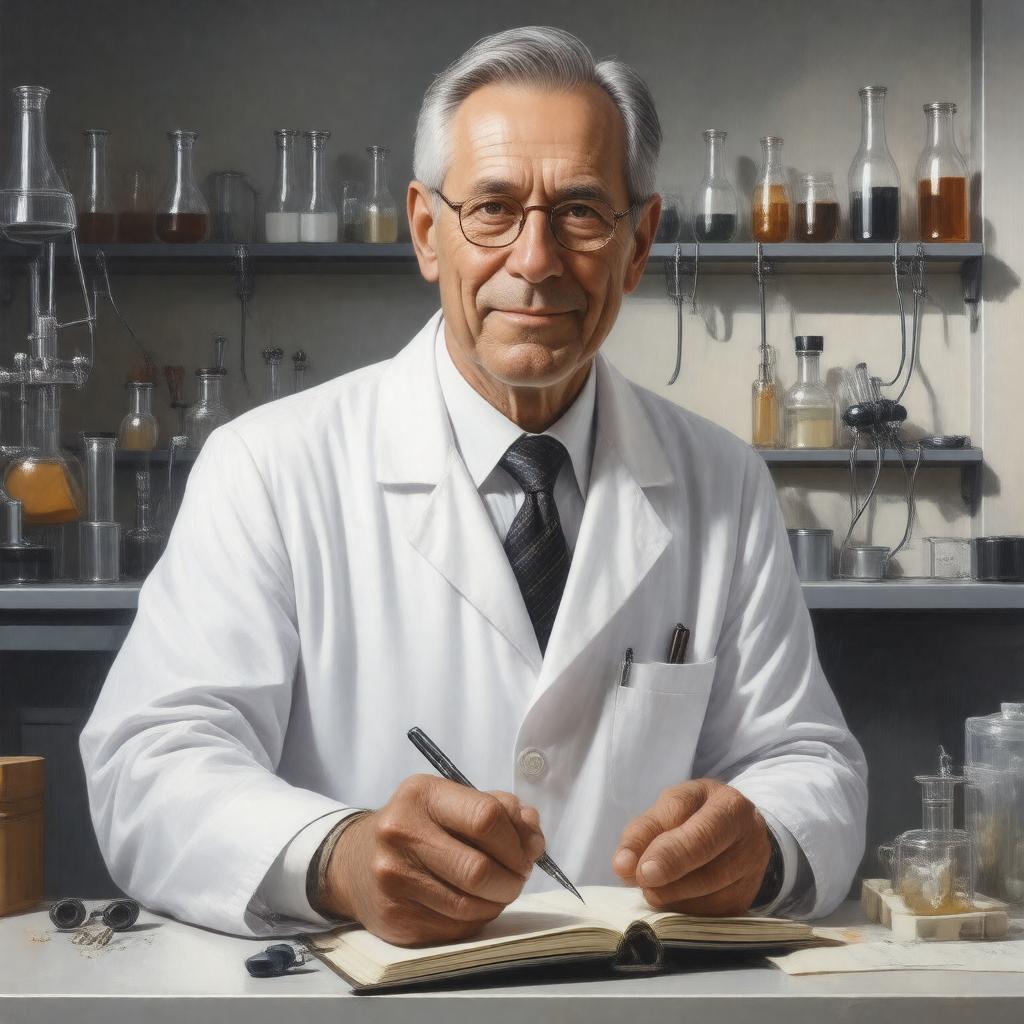 AI-created image of Roger Guillemin