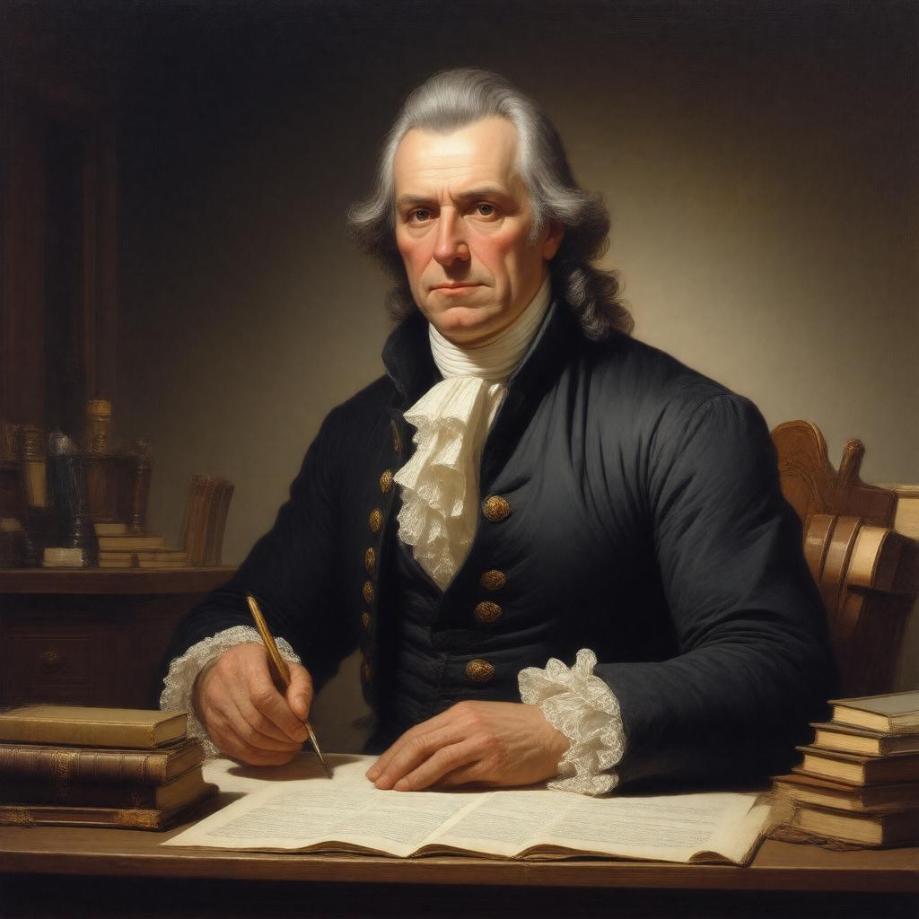 AI-created image of Roger Sherman