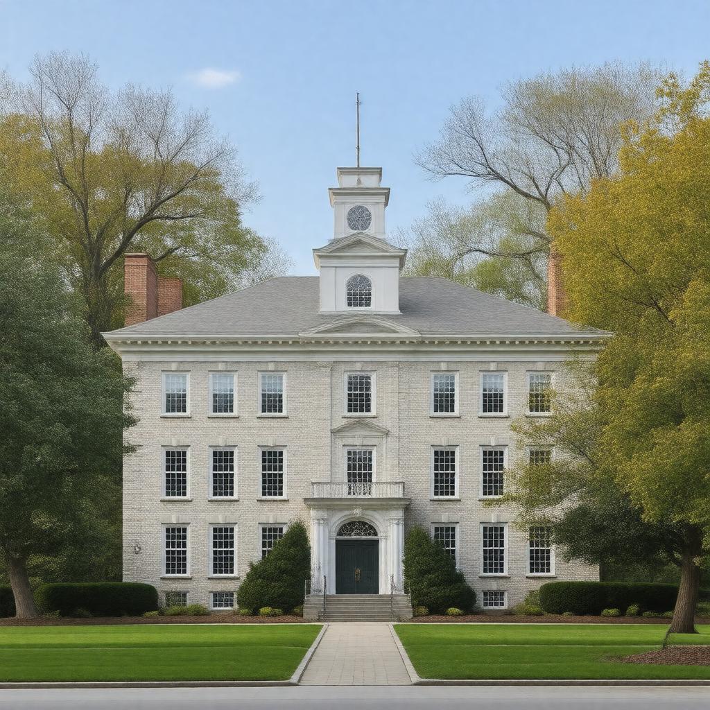 AI-created image of Roger Williams Hall