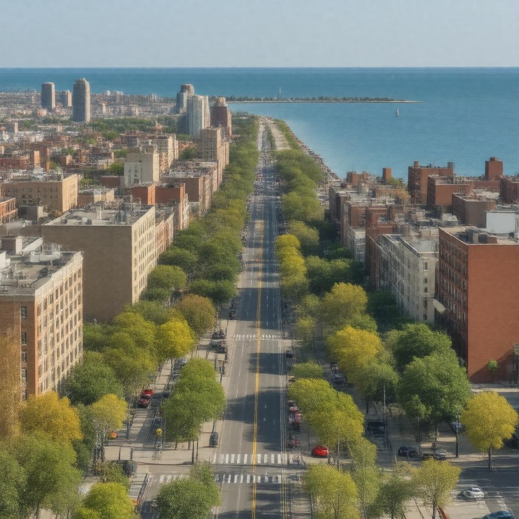 AI-created image of Rogers Park