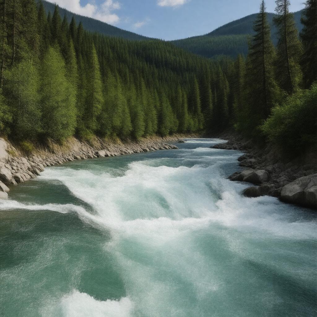 AI-created image of Rogue River