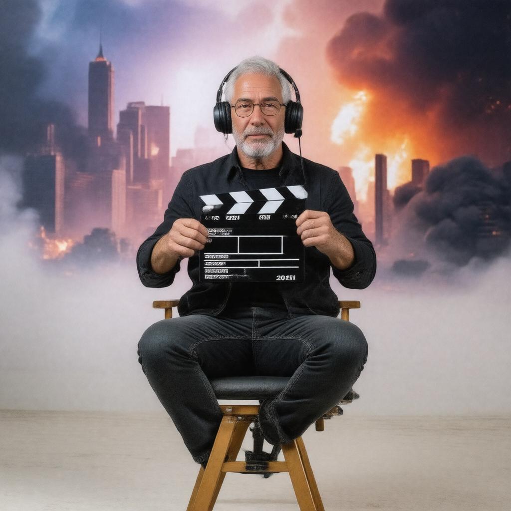 Click to view larger image AI-created image of Roland Emmerich