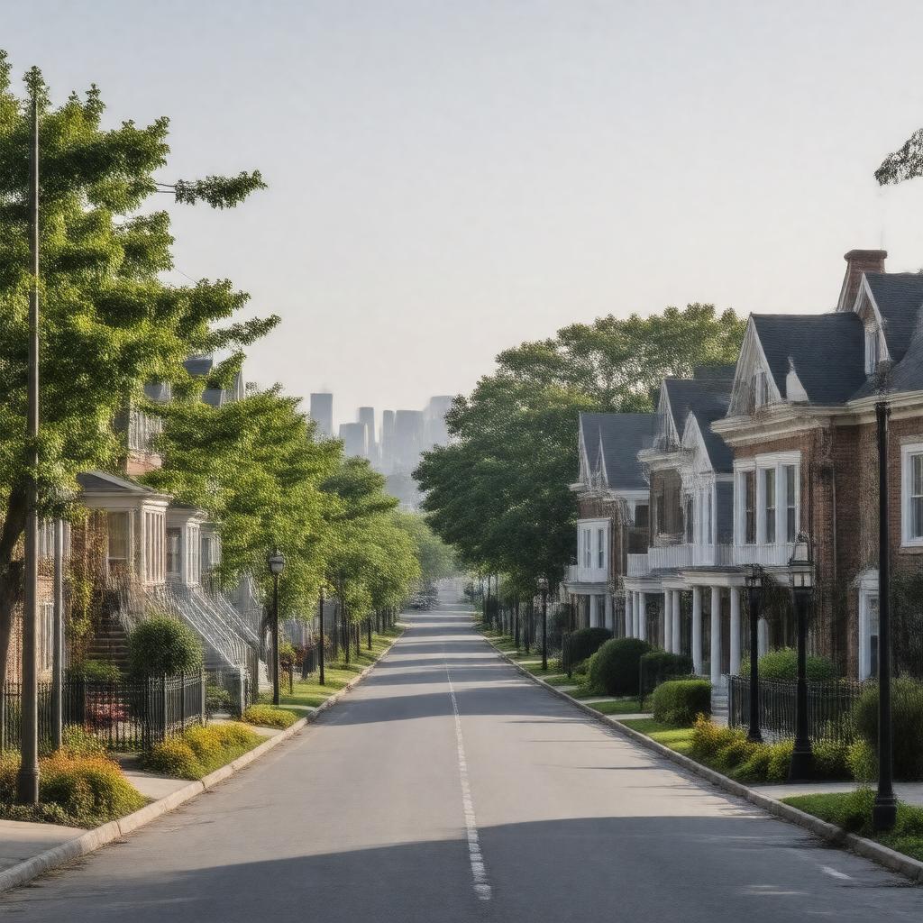 AI-created image of Roland Park