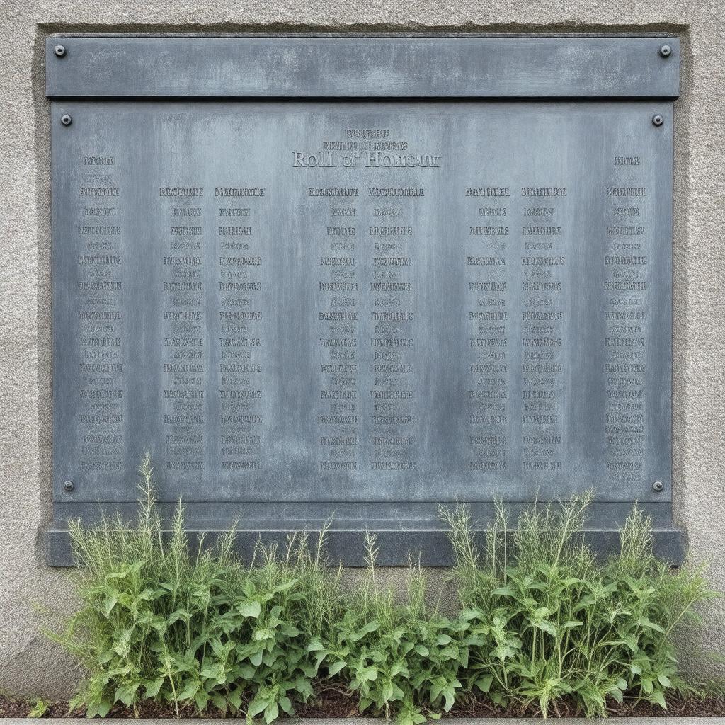 Click to view larger image AI-created image of Roll of Honour