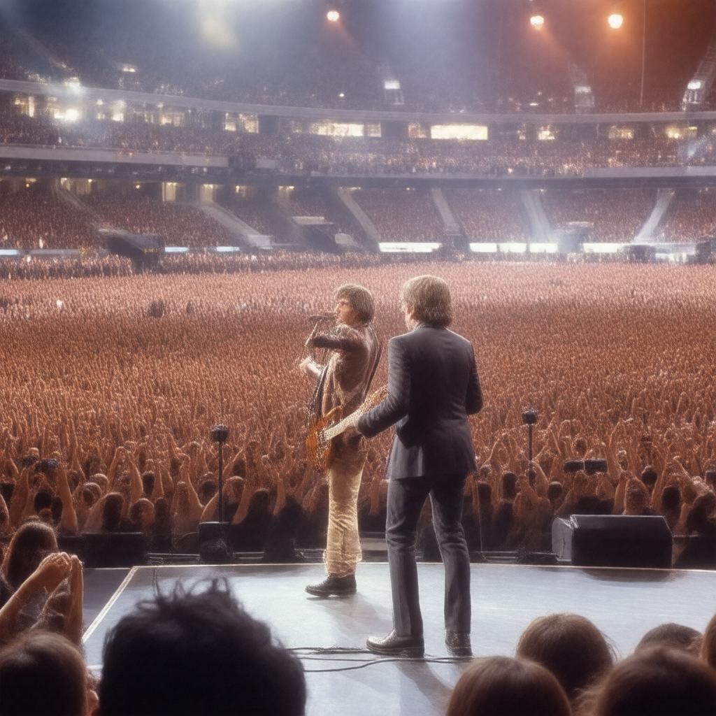 AI-created image of Rolling Stones concerts