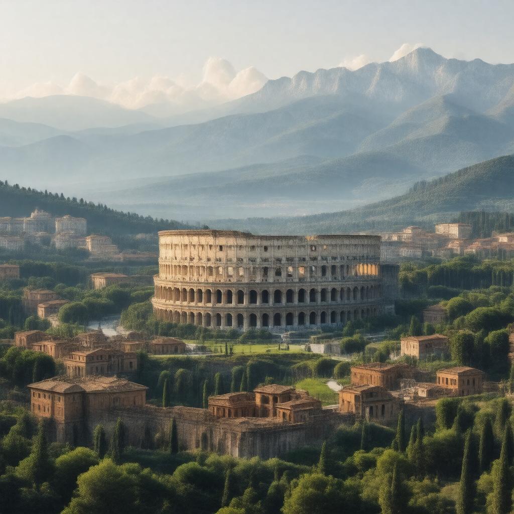 AI-created image of Roman Empire