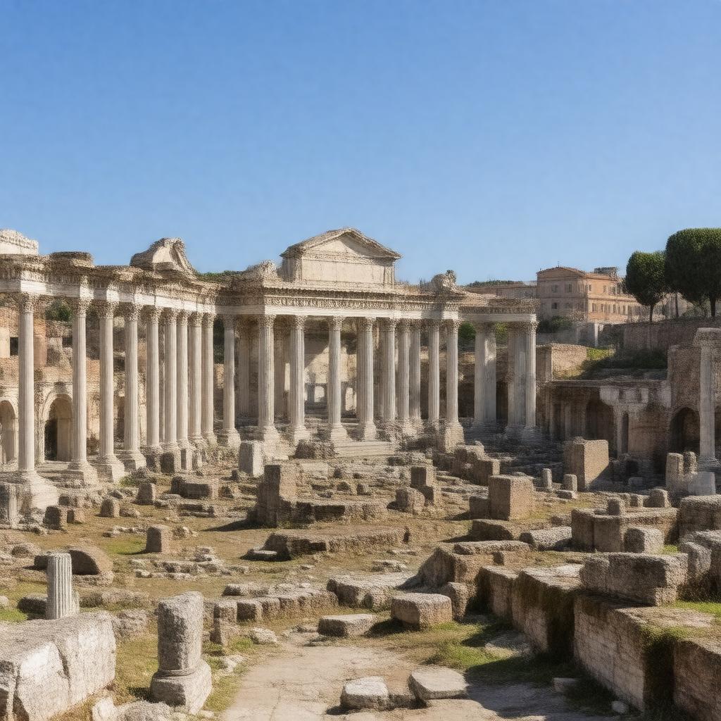 AI-created image of Roman Forum