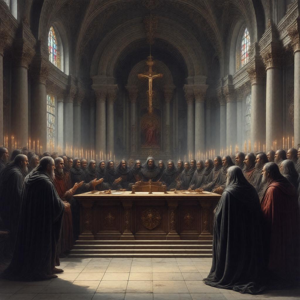 AI-created image of Roman Inquisition