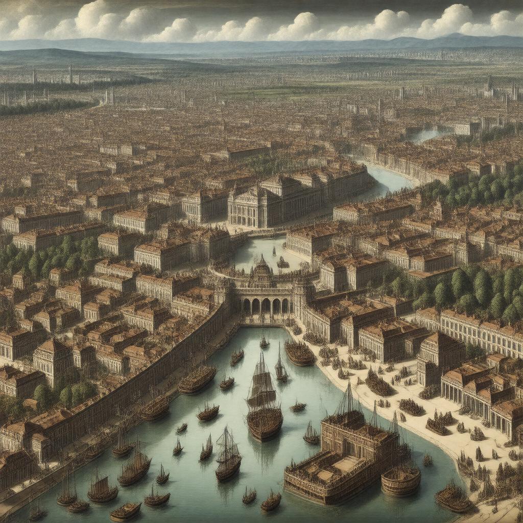 AI-created image of Roman Londinium