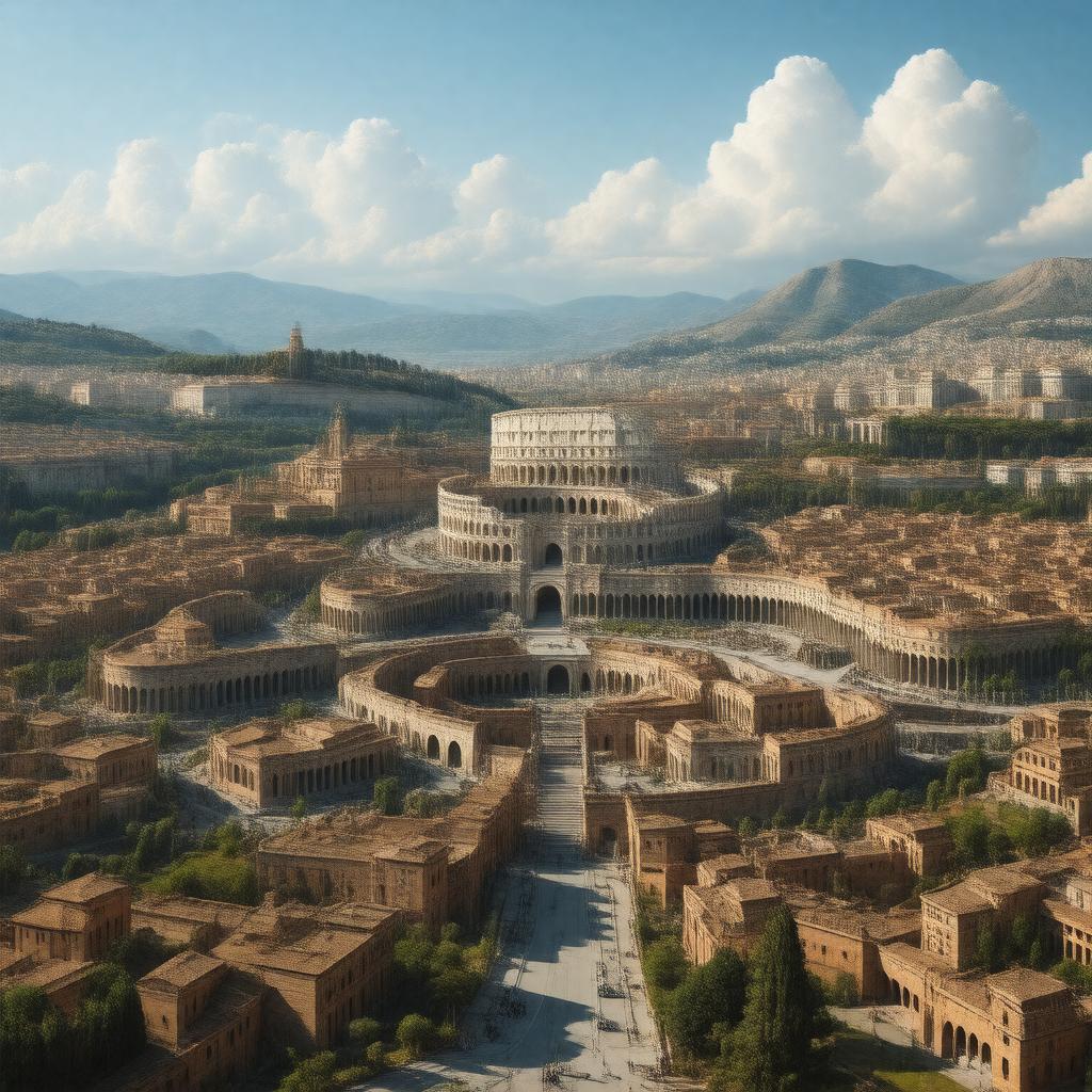 AI-created image of Roman era