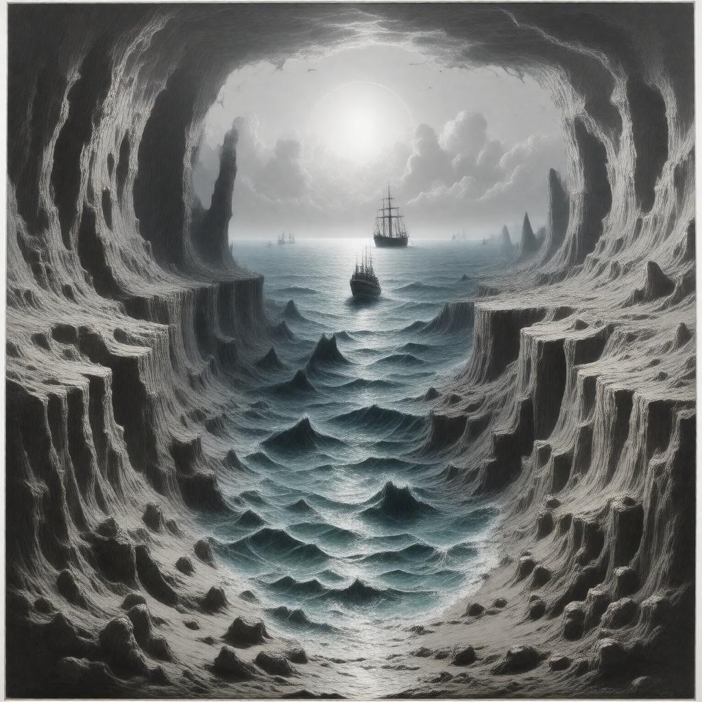 AI-created image of Romanche Trench