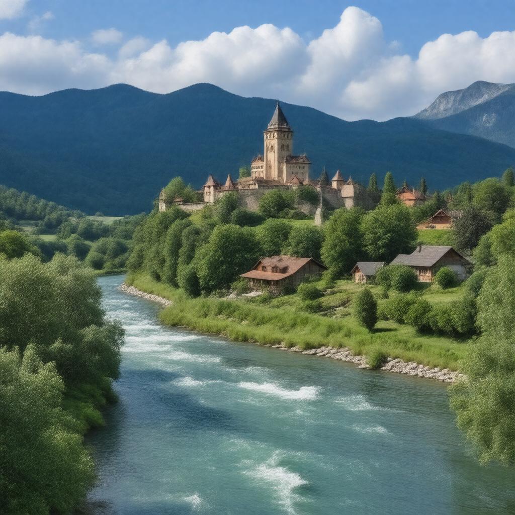 AI-created image of Romania