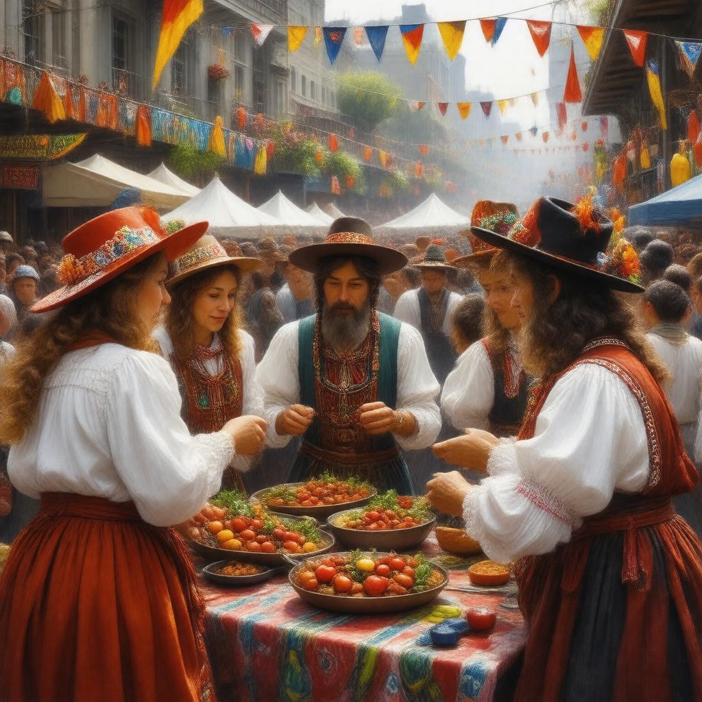 AI-created image of Romanian Americans