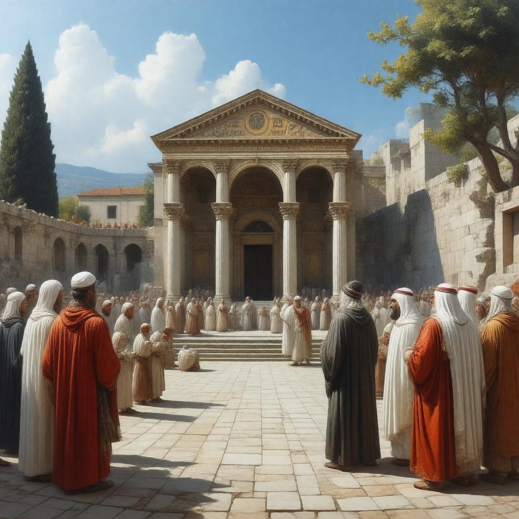 AI-created image of Romaniote Jews