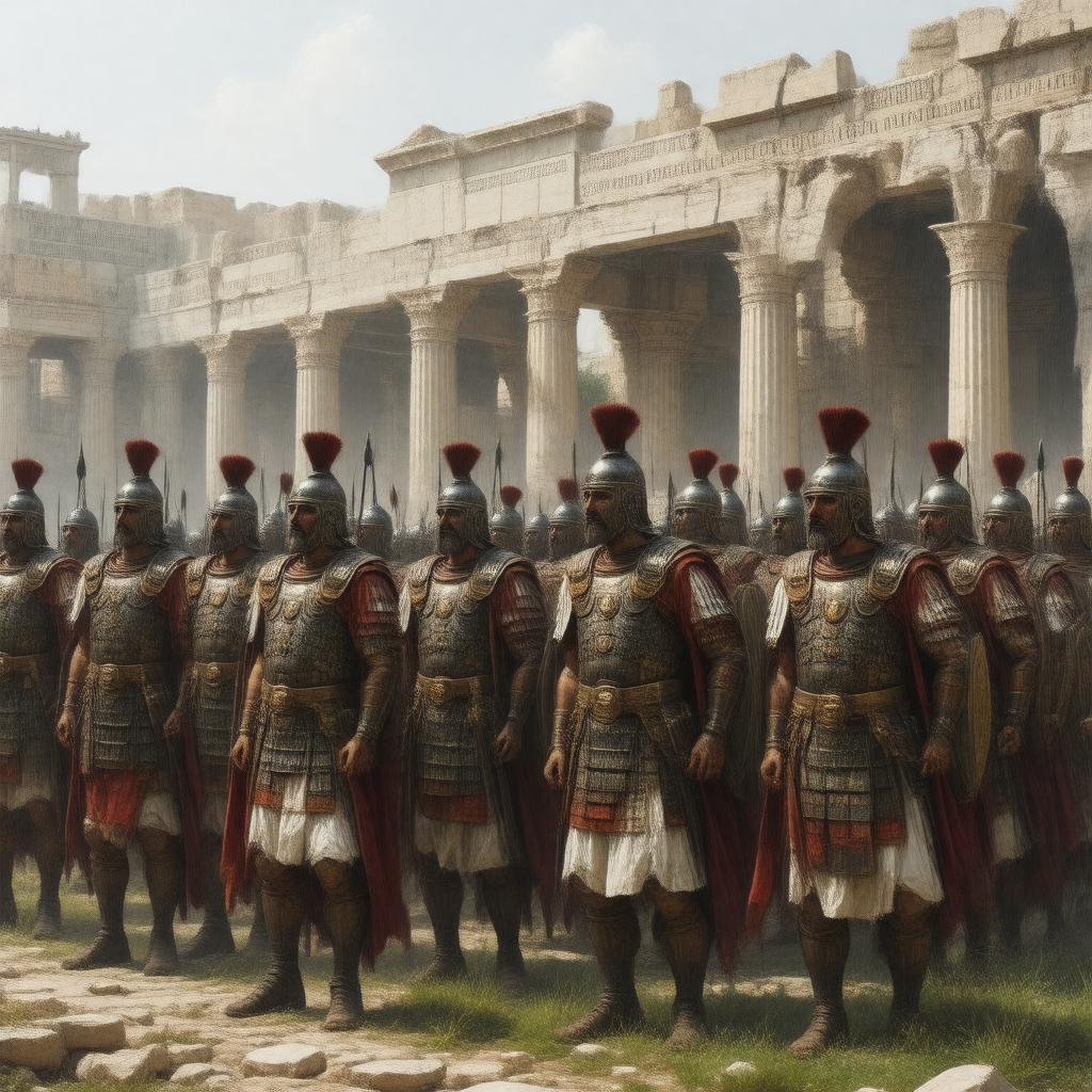 AI-created image of Romans (Second Temple)