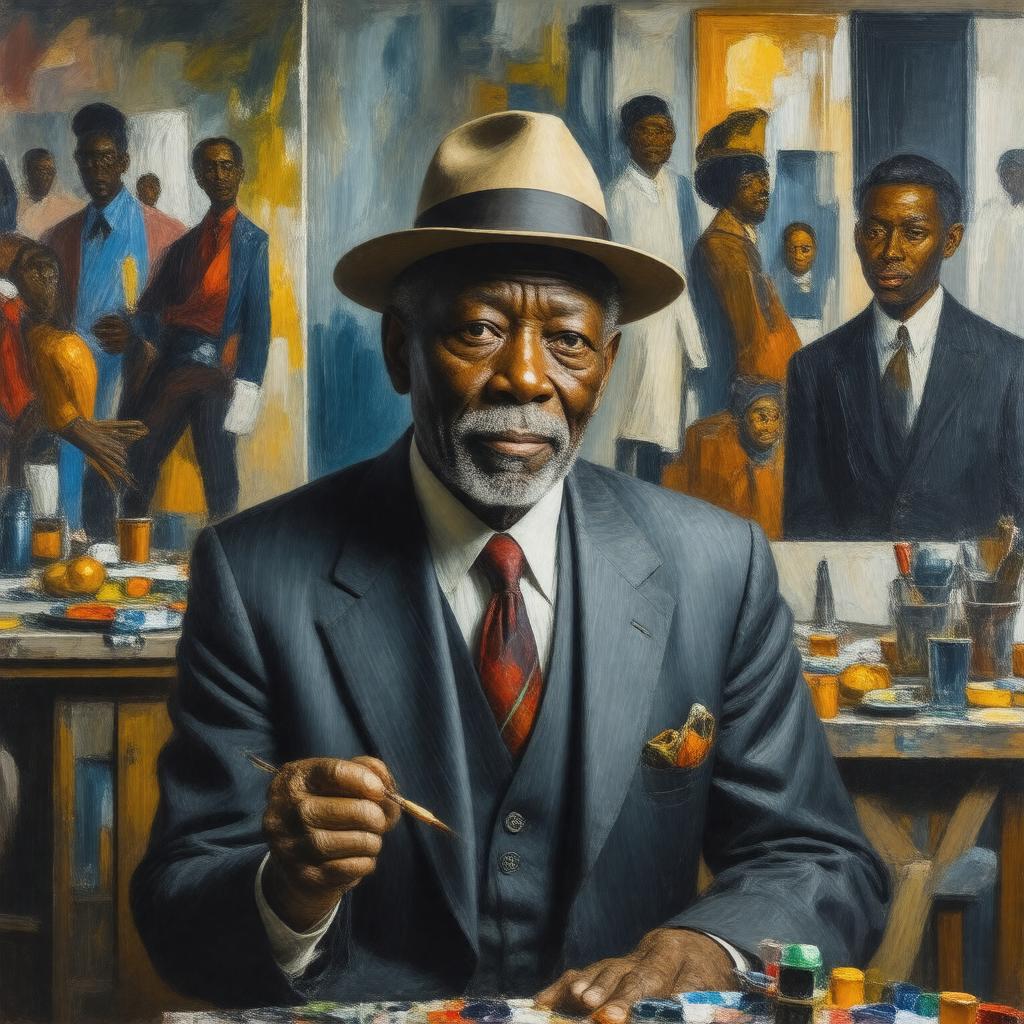 AI-created image of Romare Bearden