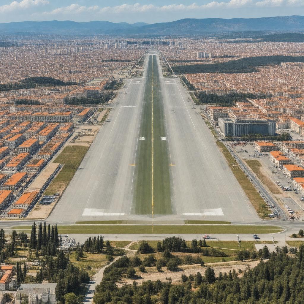 AI-created image of Rome Ciampino Airport