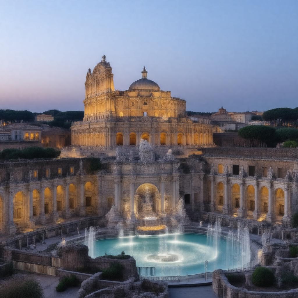 AI-created image of Rome, Italy