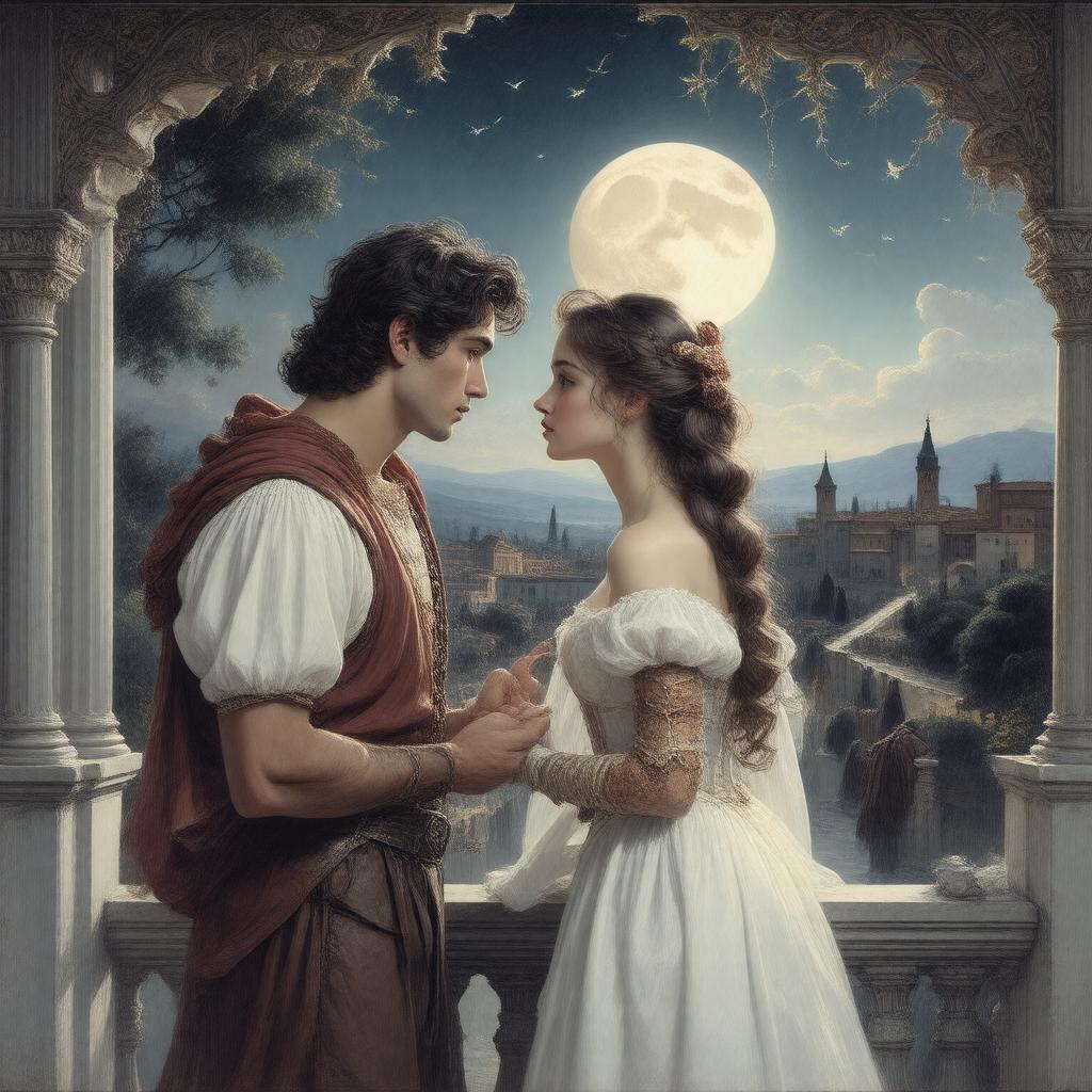 AI-created image of Romeo and Juliet