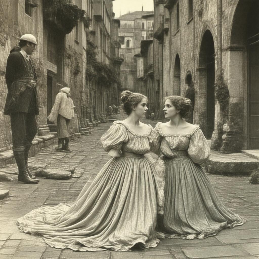 AI-created image of Romola (1924 film)