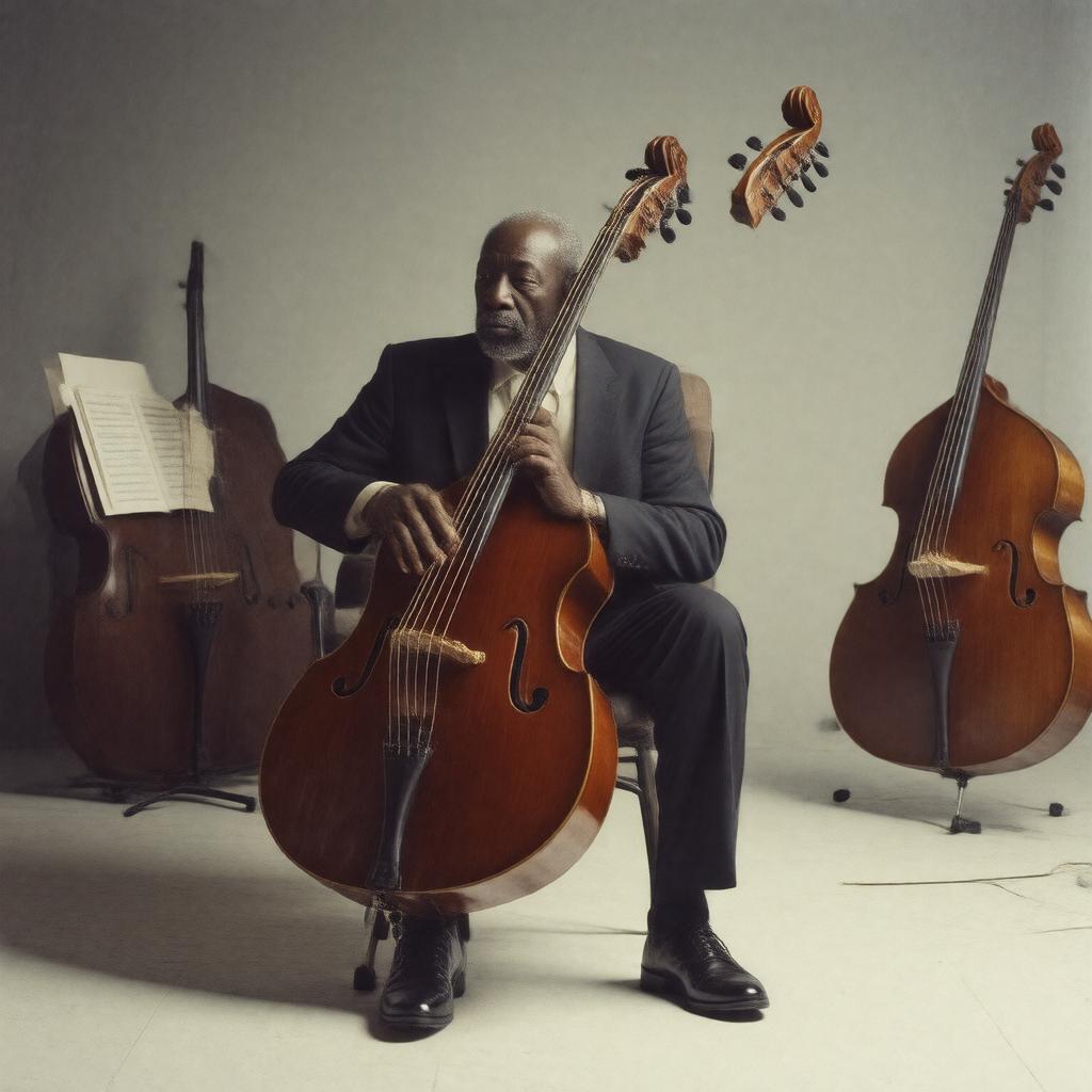 AI-created image of Ron Carter