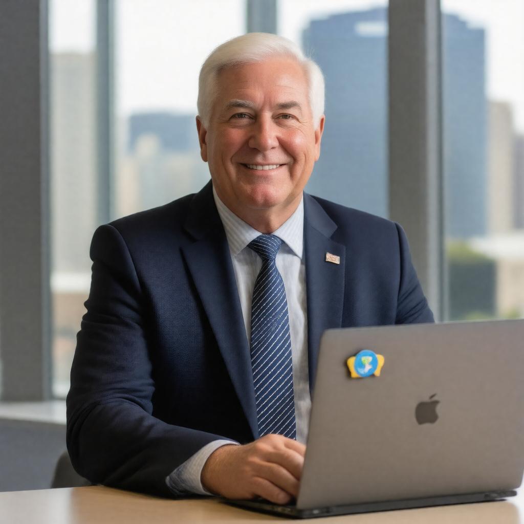 AI-created image of Ron Conway