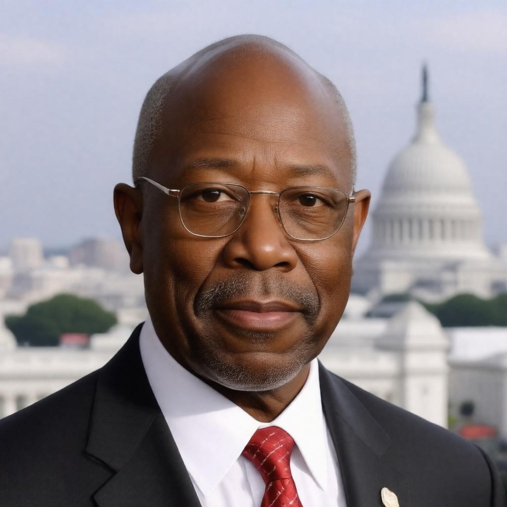 Click to view larger image AI-created image of Ron Kirk