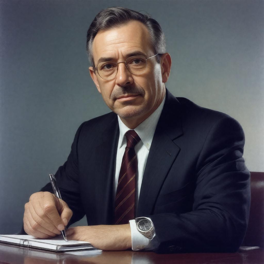 AI-created image of Ronald Brownstein