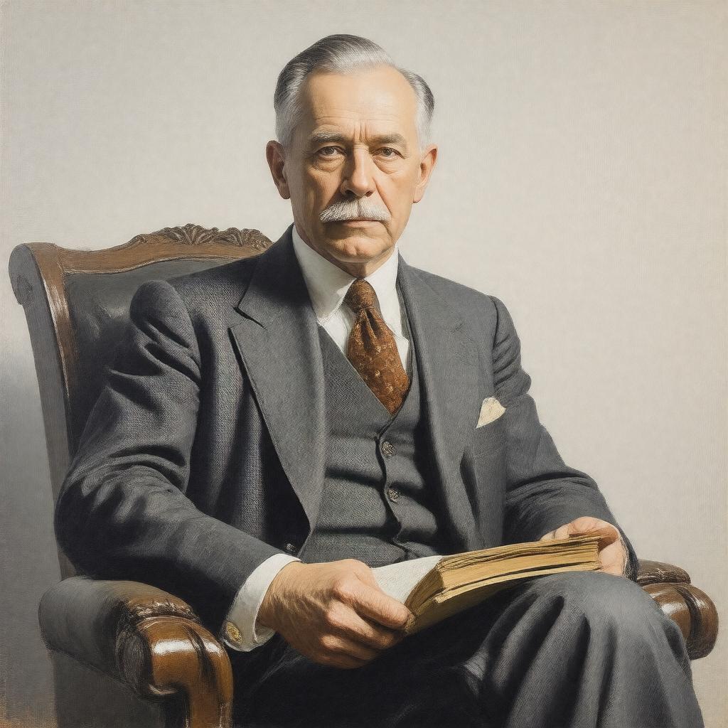 AI-created image of Ronald Fisher