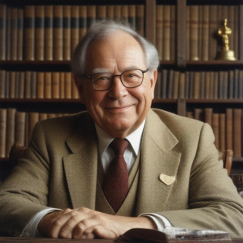 AI-created image of Ronald Harwood