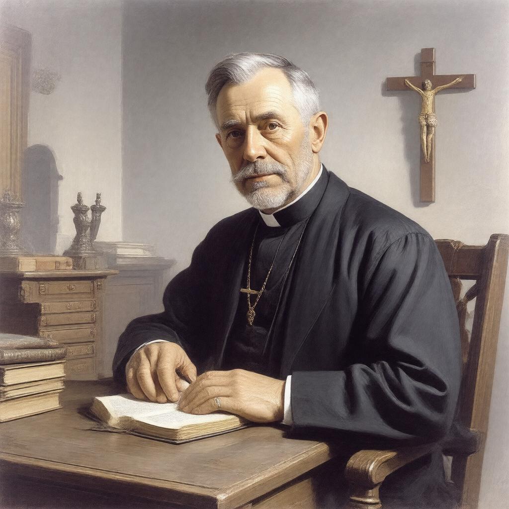 AI-created image of Ronald Knox