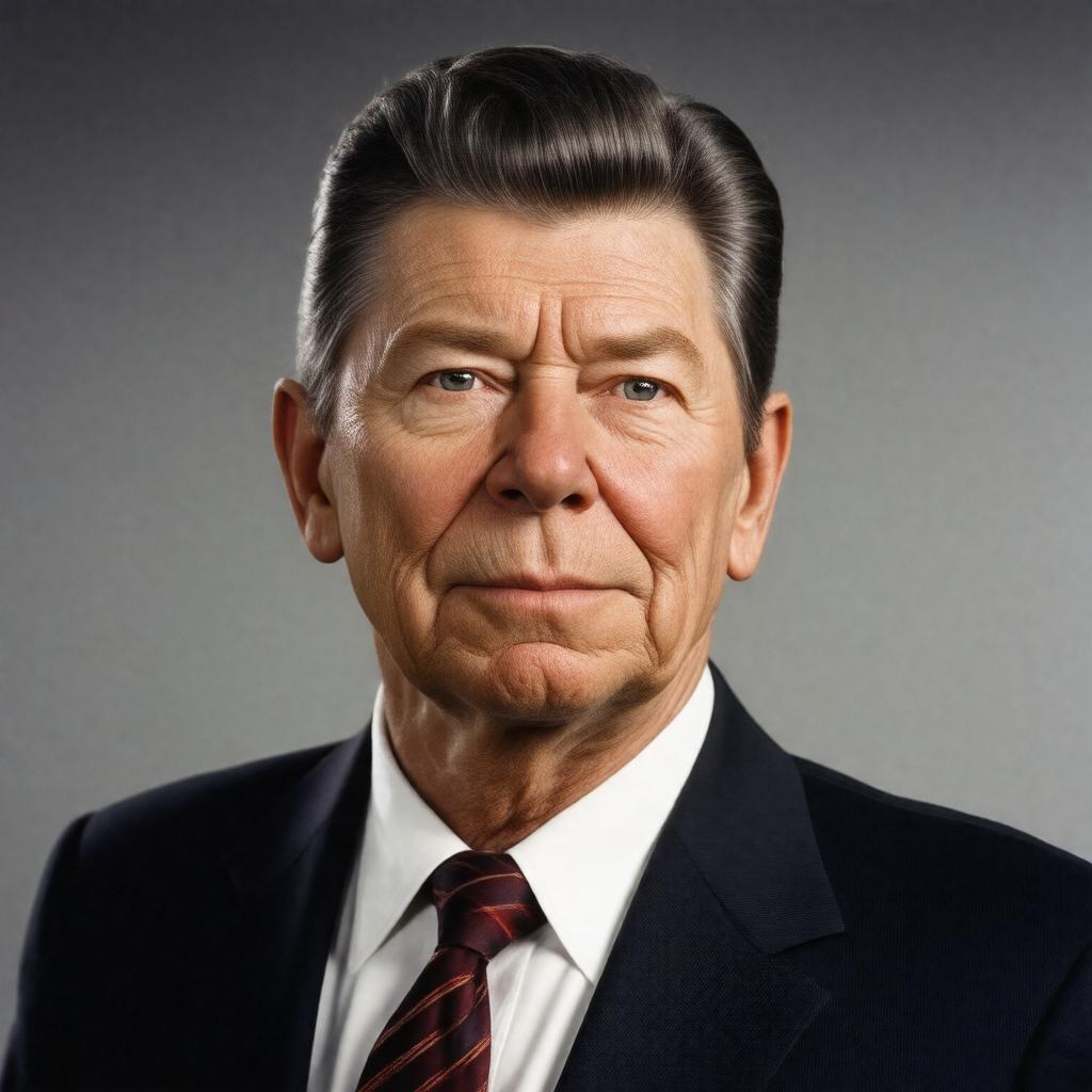 AI-created image of Ronald Reagan