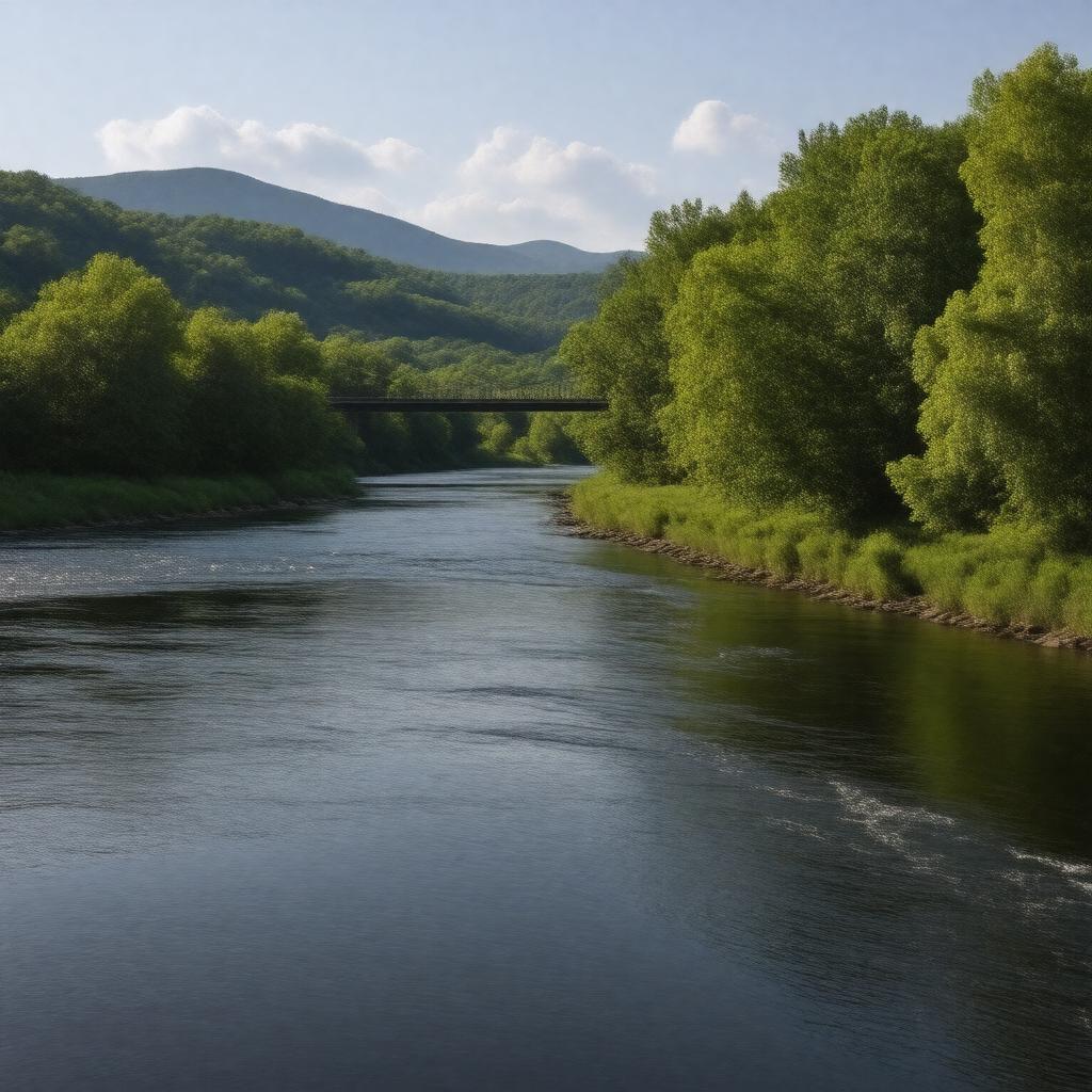 AI-created image of Rondout Creek