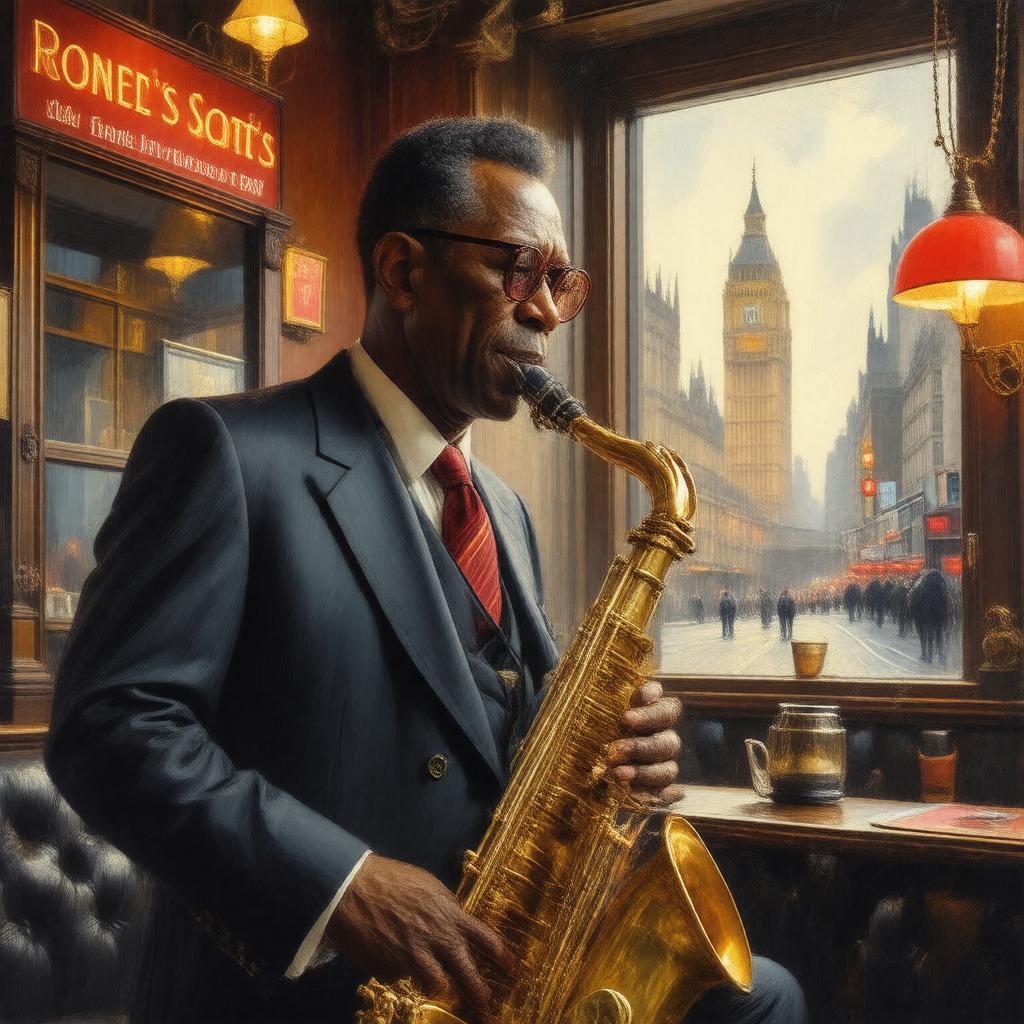 AI-created image of Ronnie Scott