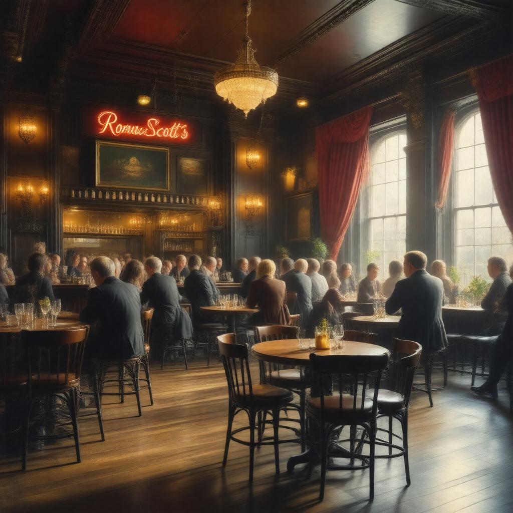 AI-created image of Ronnie Scott's Jazz Club