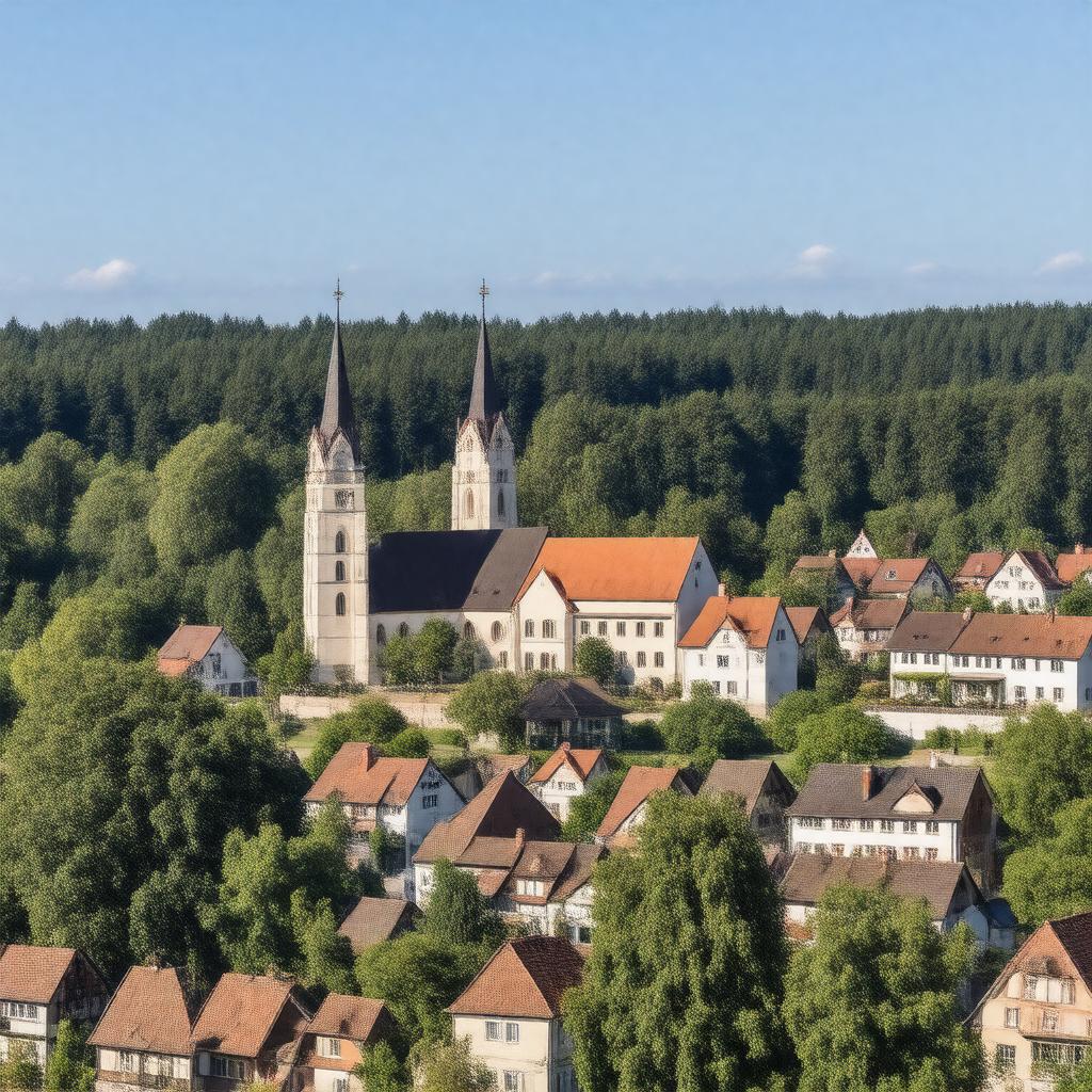 AI-created image of Ronsdorf, Germany