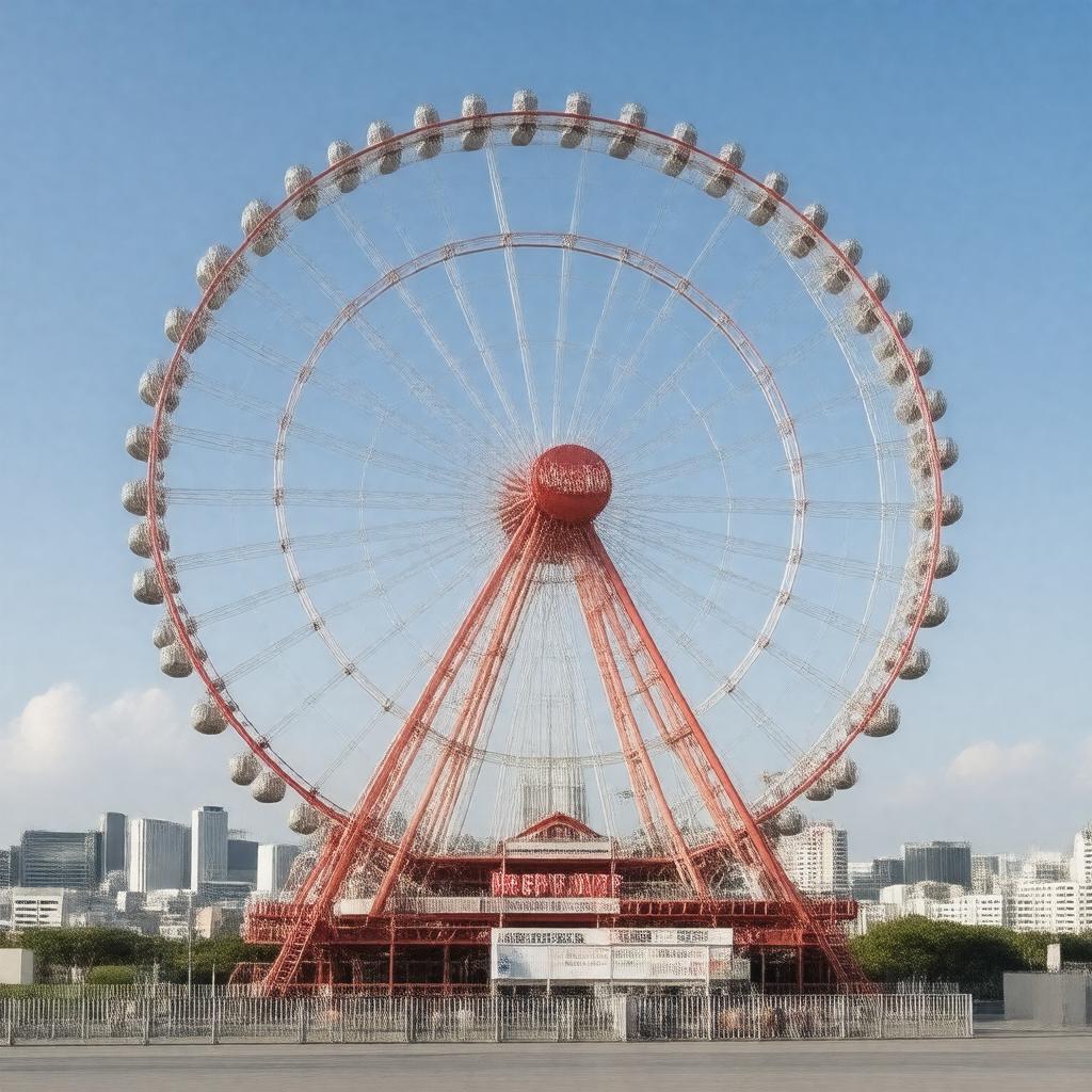 Click to view larger image AI-created image of Rooftop Ferris Wheel