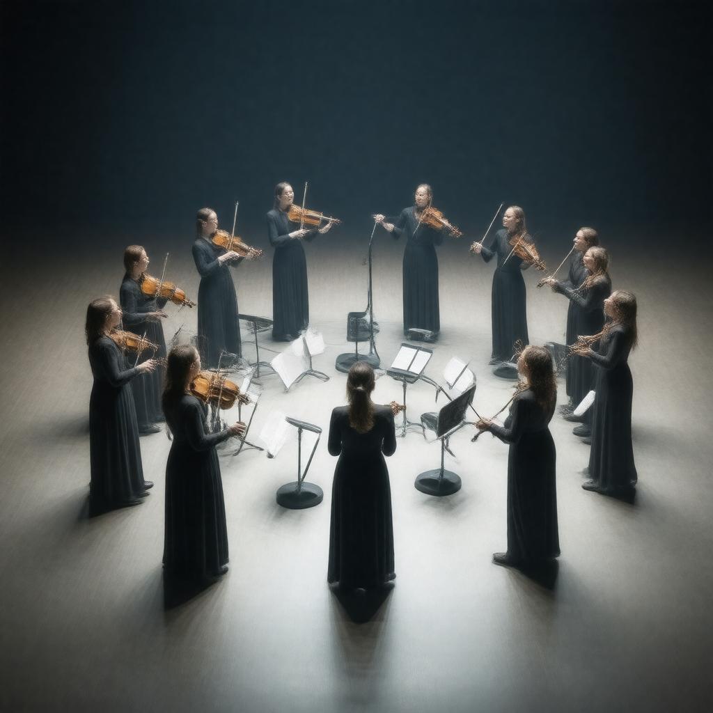 AI-created image of Roomful of Teeth