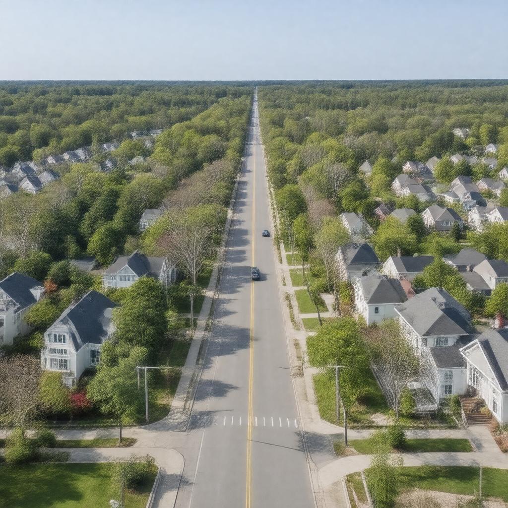 AI-created image of Roosevelt, New York, USA