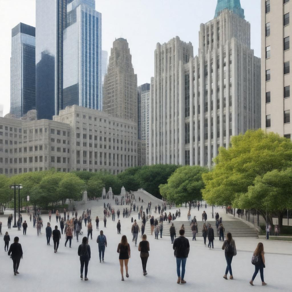 AI-created image of Roosevelt University