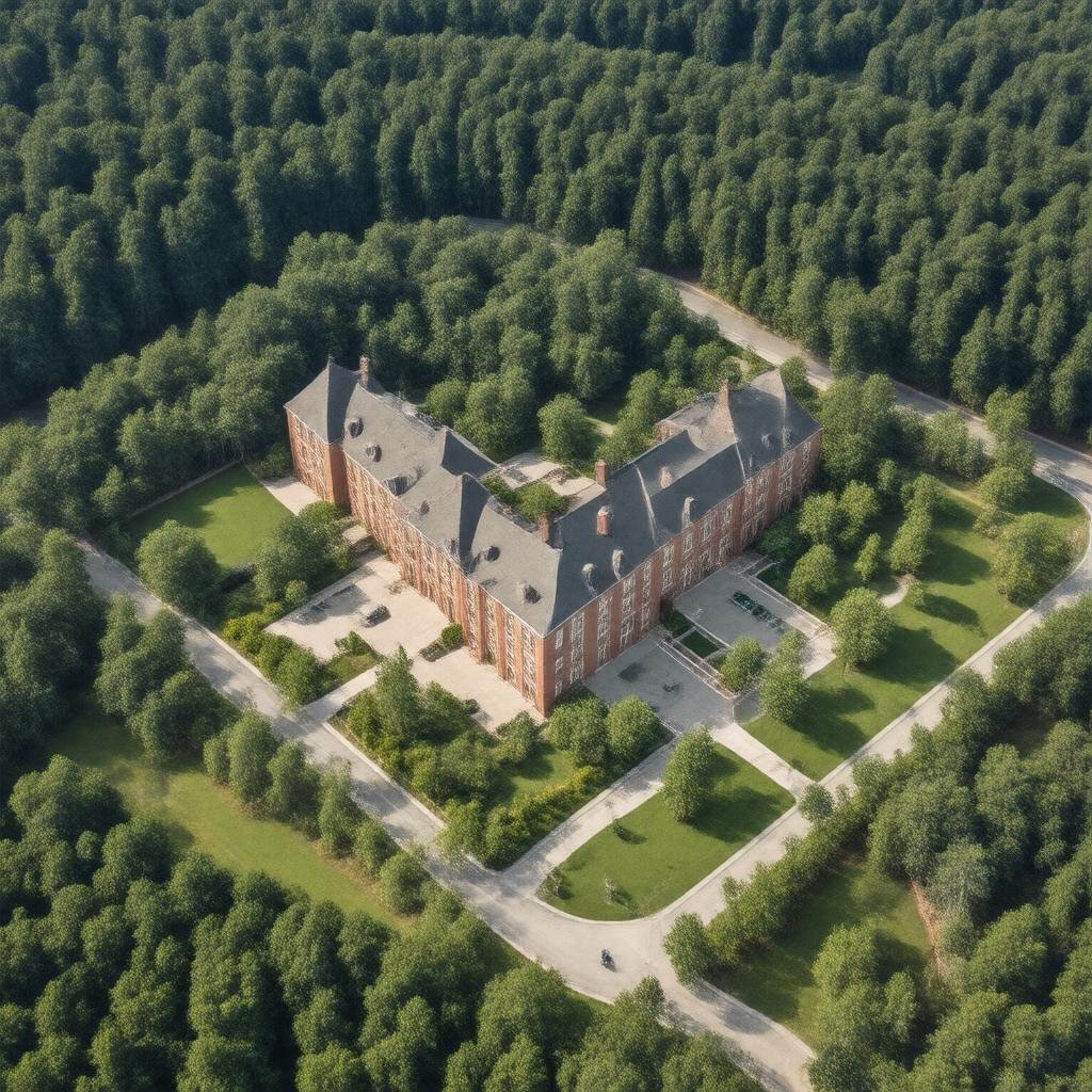 AI-created image of Roosevelt Warm Springs Institute for Rehabilitation