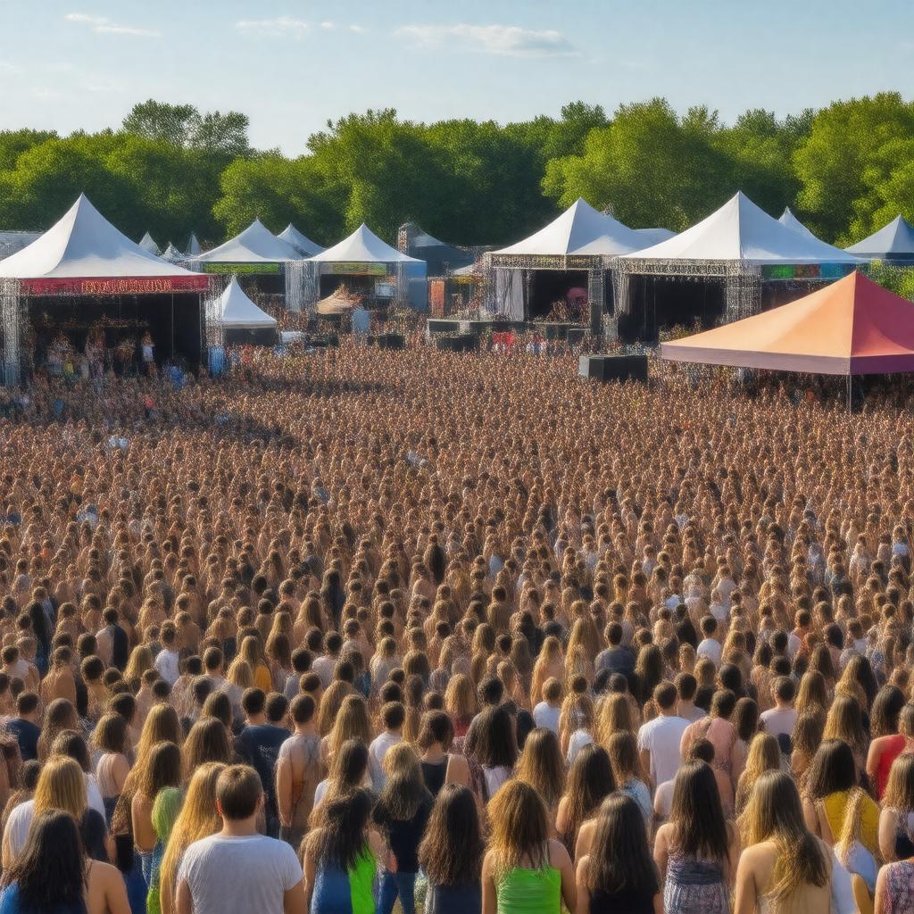 AI-created image of Roots N Blues N BBQ Festival