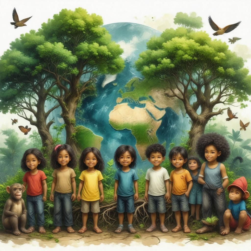 Click to view larger image AI-created image of Roots & Shoots