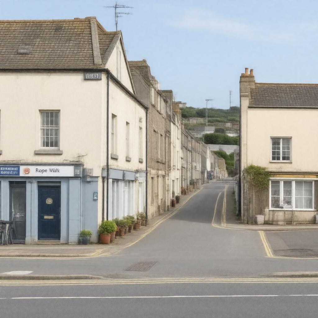 AI-created image of Rope Walk, Coxside, Plymouth, PL4 0LF, United Kingdom