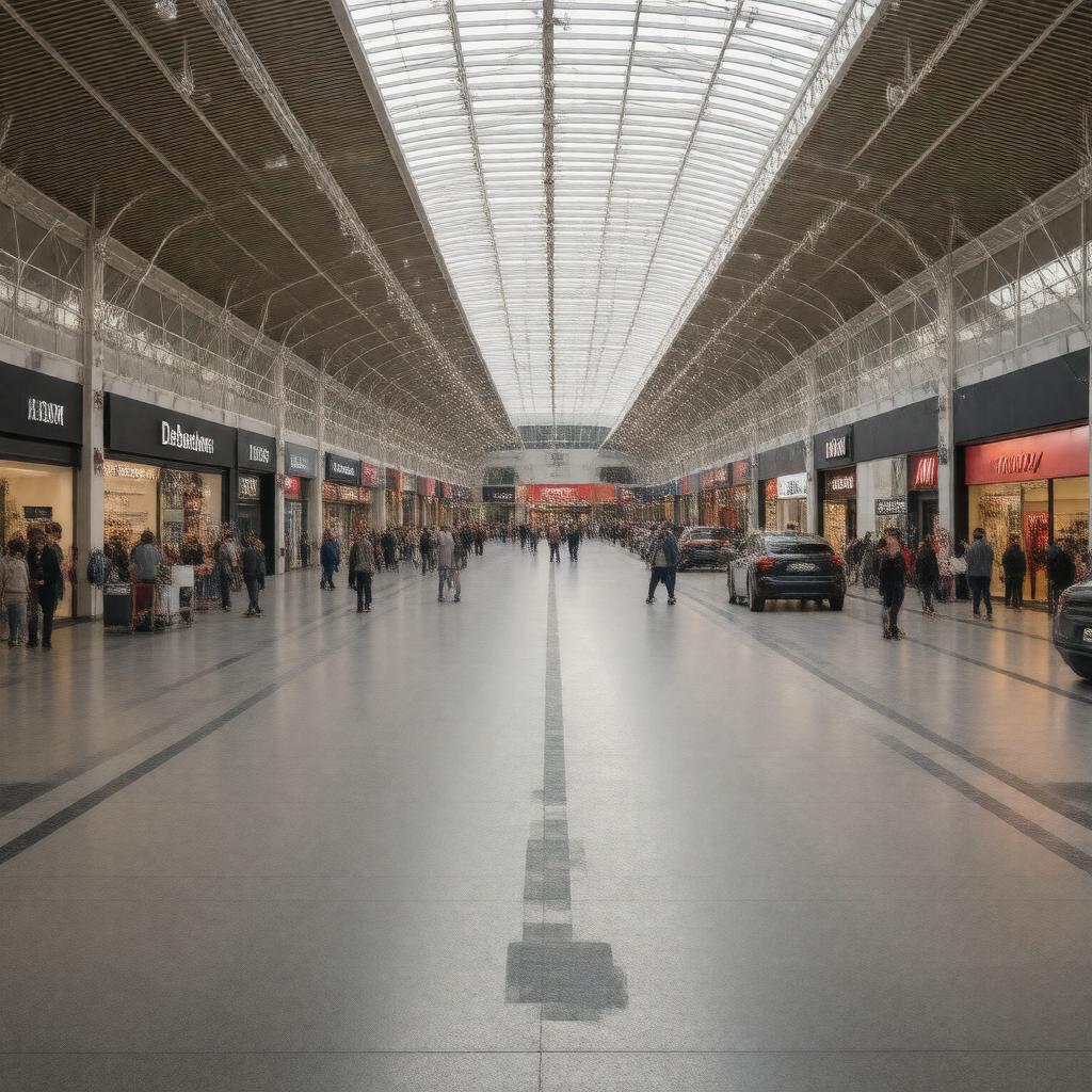 AI-created image of Ropewalk Shopping Centre